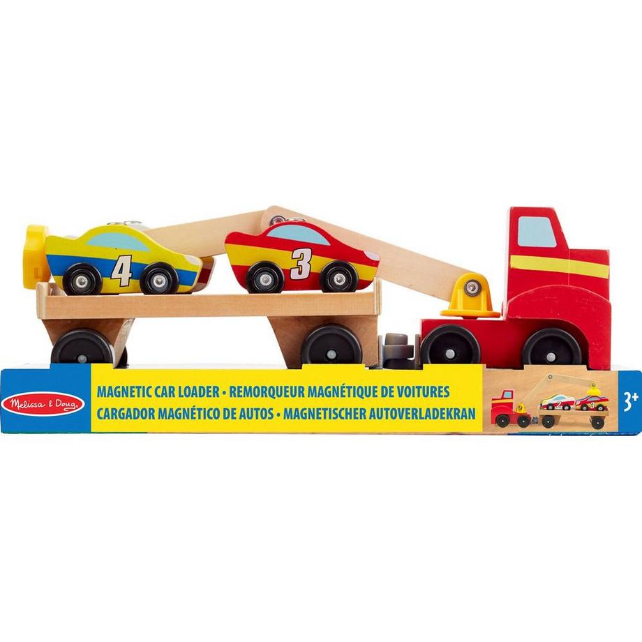 Melissa & Doug  LKW mit magnetischem Wagenheber 