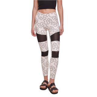 URBAN CLASSICS  legging taglie forti da tech mesh aop 