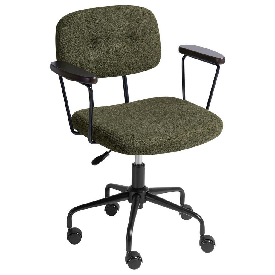 Chaise de bureau en Bouclé Rétro ALGERITA