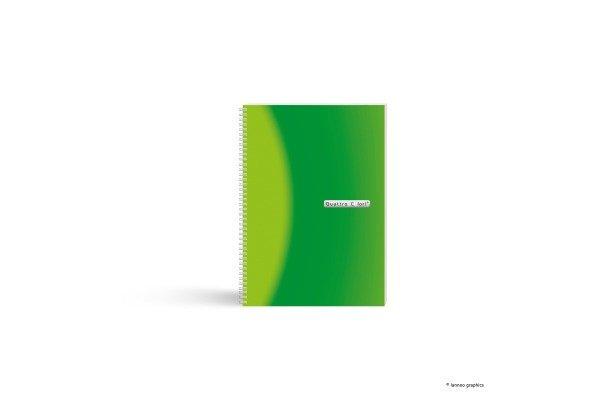 Roost ROOST Notizbuch QC A5 130570 grün, 96 Seiten  