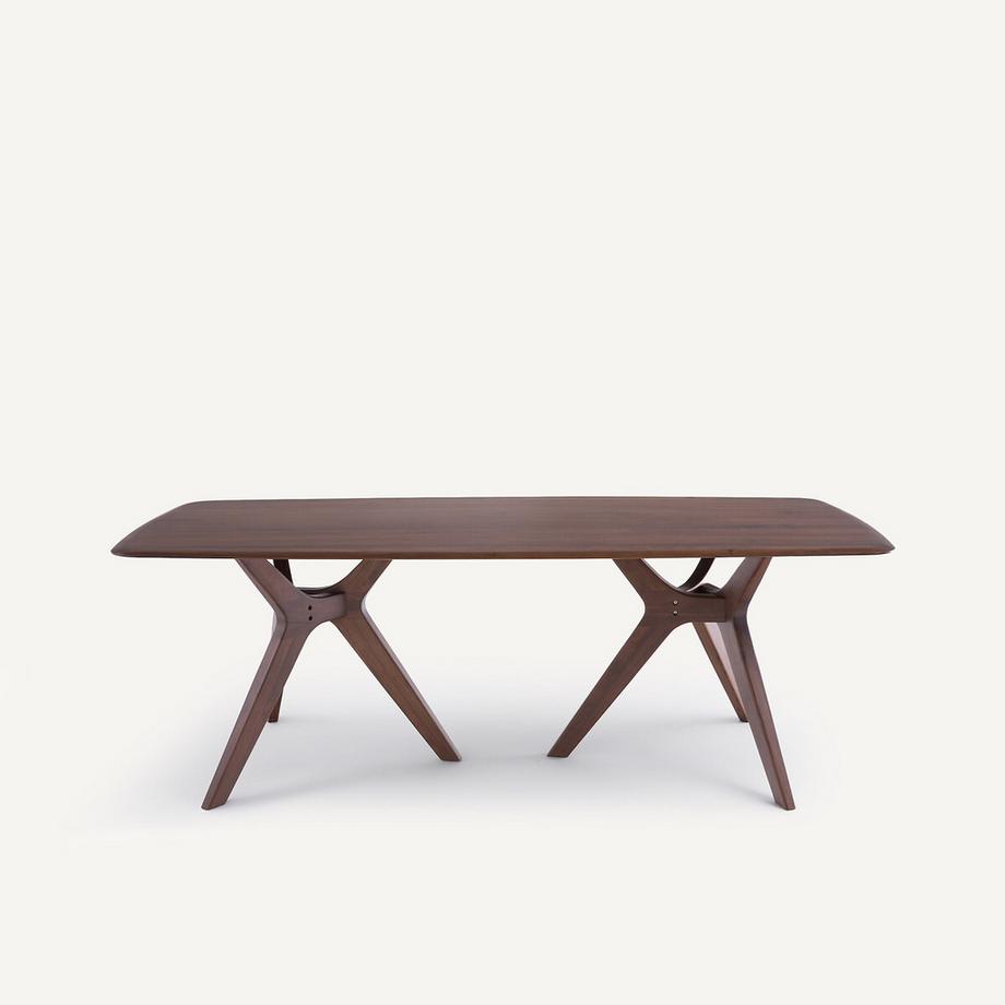 AM.PM Table rectangulaire en noyer massif  
