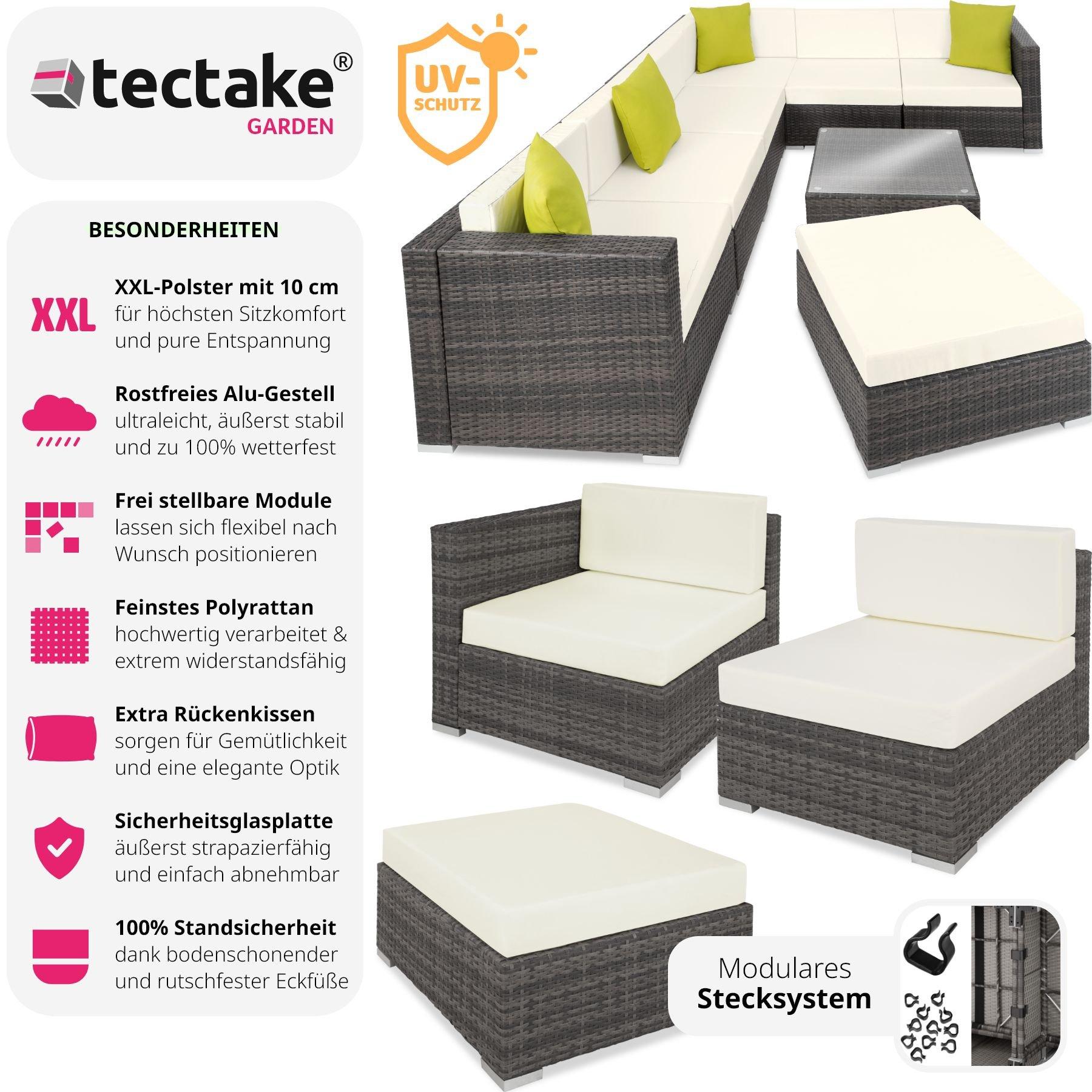 Tectake Rattan Loungeset Marbella  