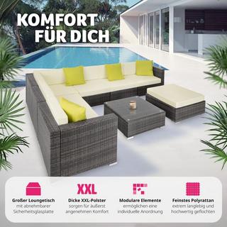 Tectake Rattan Loungeset Marbella  