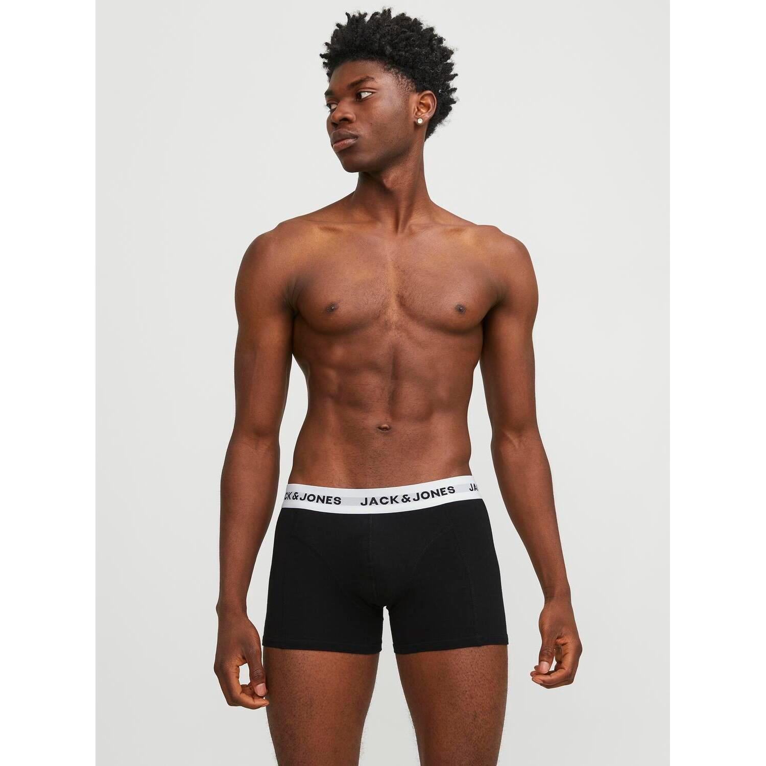 JACK & JONES Lot de 5 Boxers Solid  