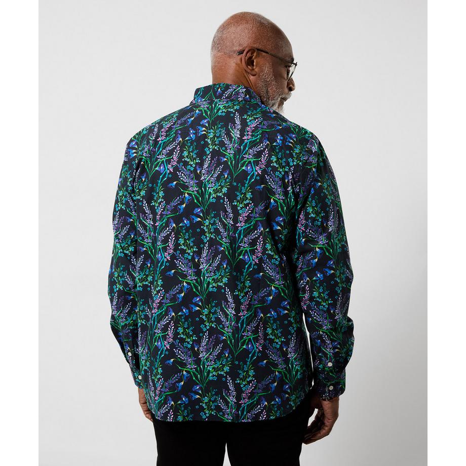 Joe Browns Hemd mit Wildblumenmuster Langarm  