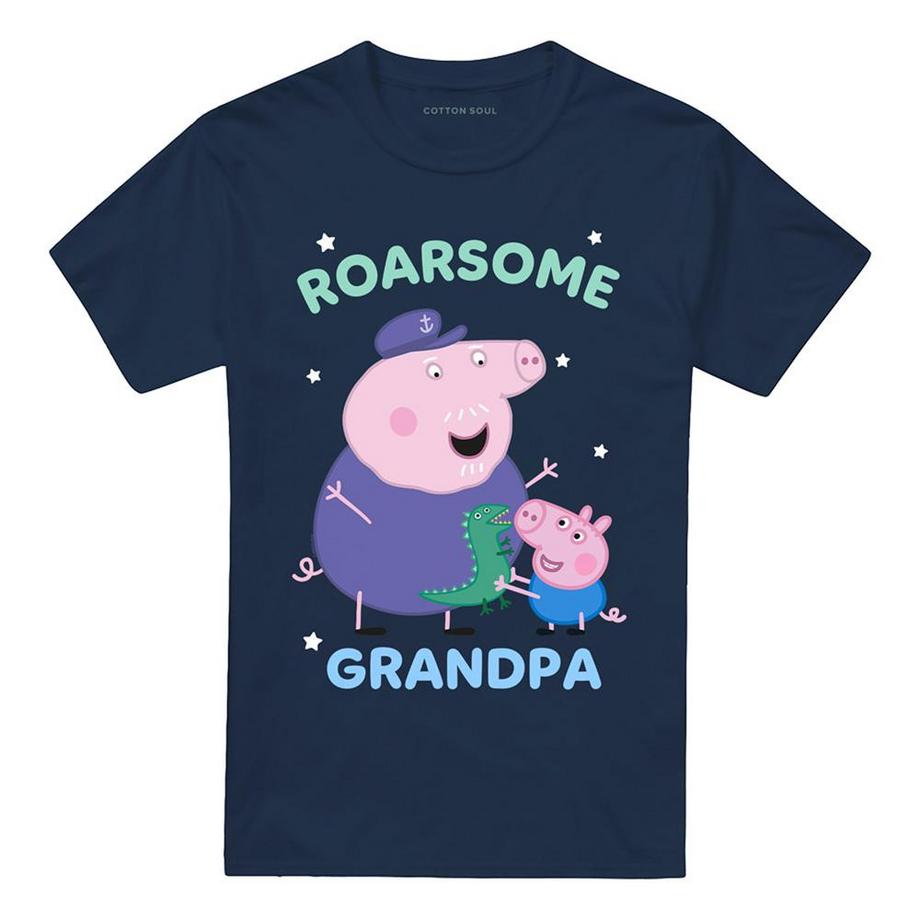 T-ShirtMotif Papy Pig Roarsome