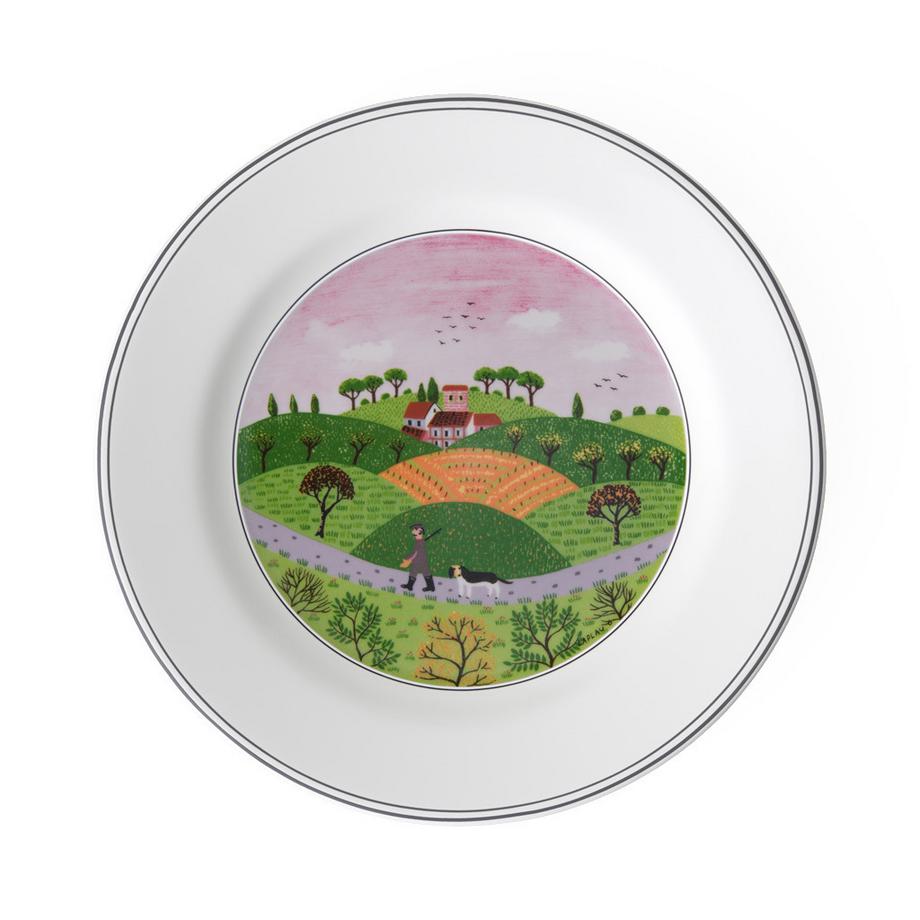 Frühstücksteller Jäger Design Naif