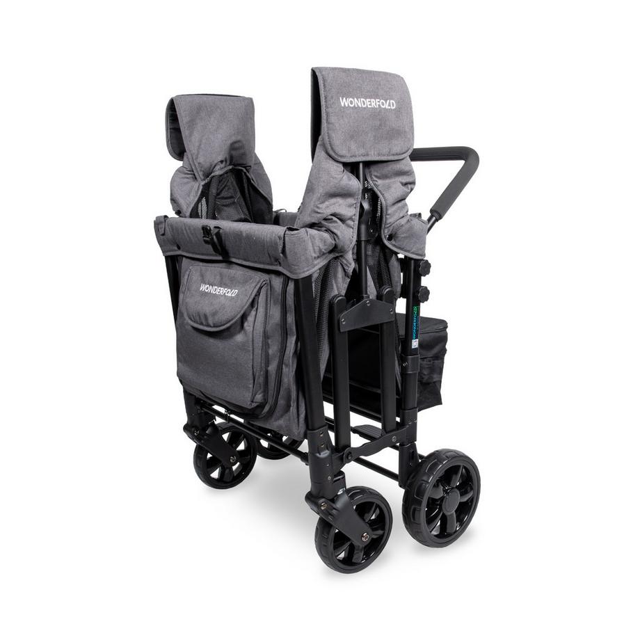 Wonderfold  Poussette double W4 Original Charcoal gris 