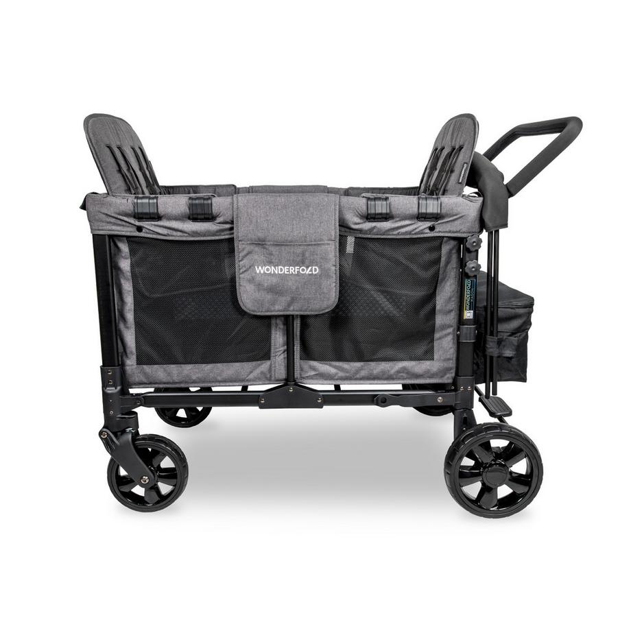 Wonderfold  Poussette double W4 Original Charcoal gris 