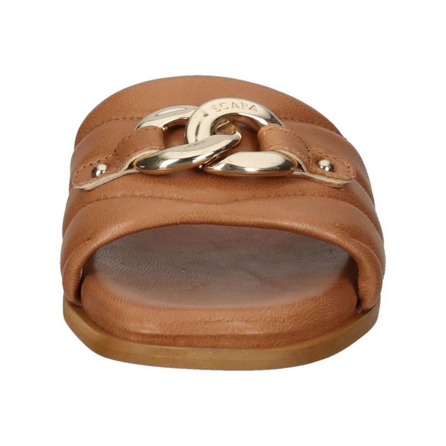 Scapa Sandali a ciabatta imbottiti con fibbia decorativa  