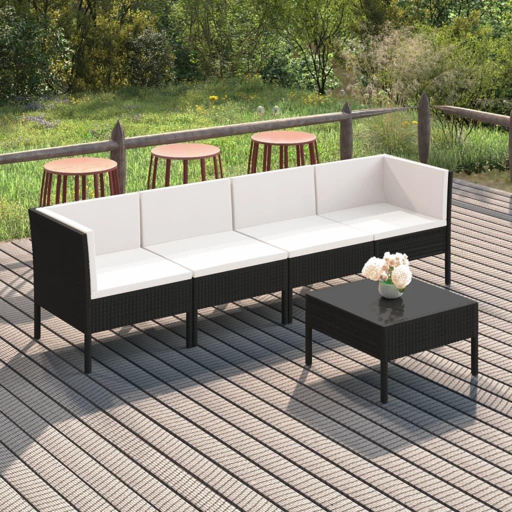 VidaXL Garten-sofagarnitur poly-rattan  