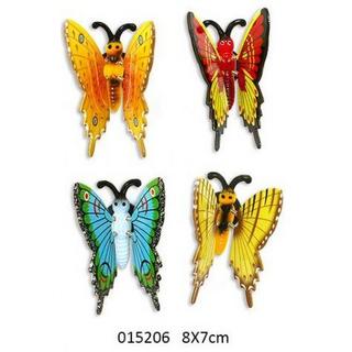 Roost  Magnet Schmetterling 8x7x7cm assortiert 