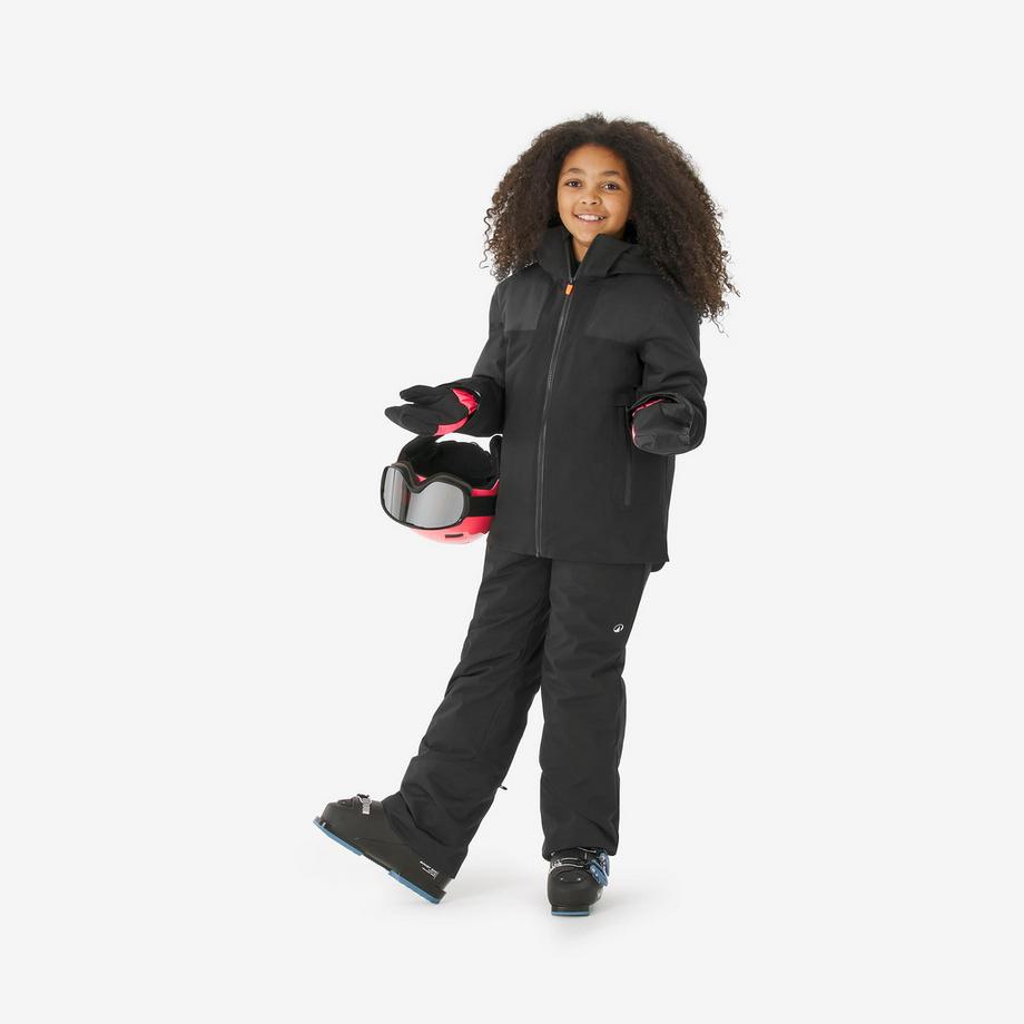 WEDZE Veste de ski enfant chaude imperméable 900 Kaki  