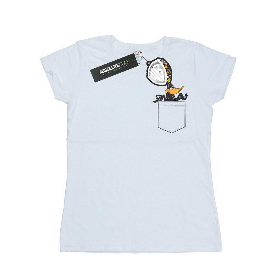 LOONEY TUNES Daffy Duck T-Shirt à Poche  