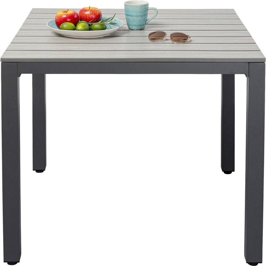 KARE Design Table Sorrento gris 80x80  