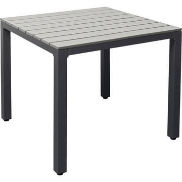 Table Sorrento gris 80x80