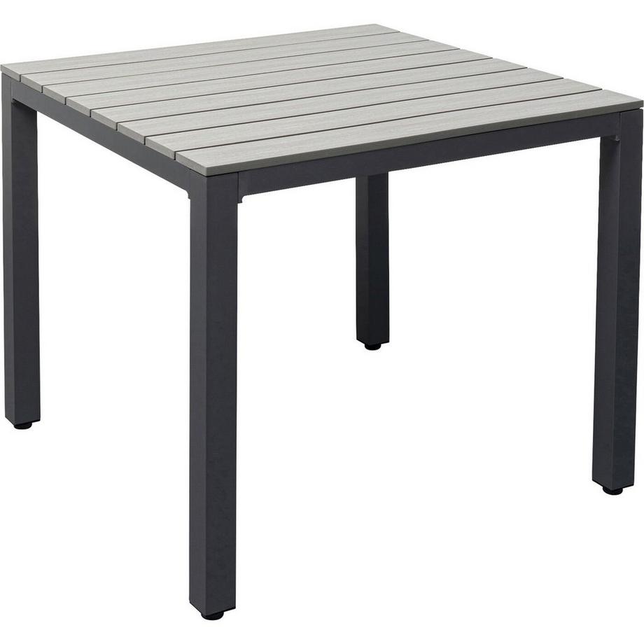 KARE Design Table Sorrento gris 80x80  