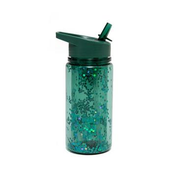 Trinkflasche glitter salie green