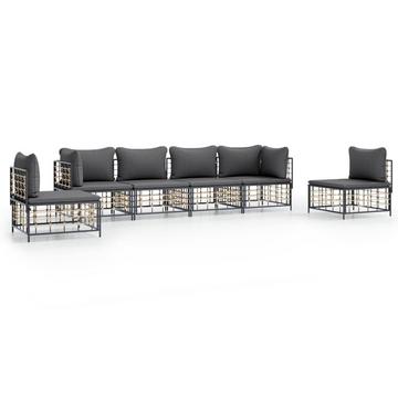 Garten lounge set poly-rattan