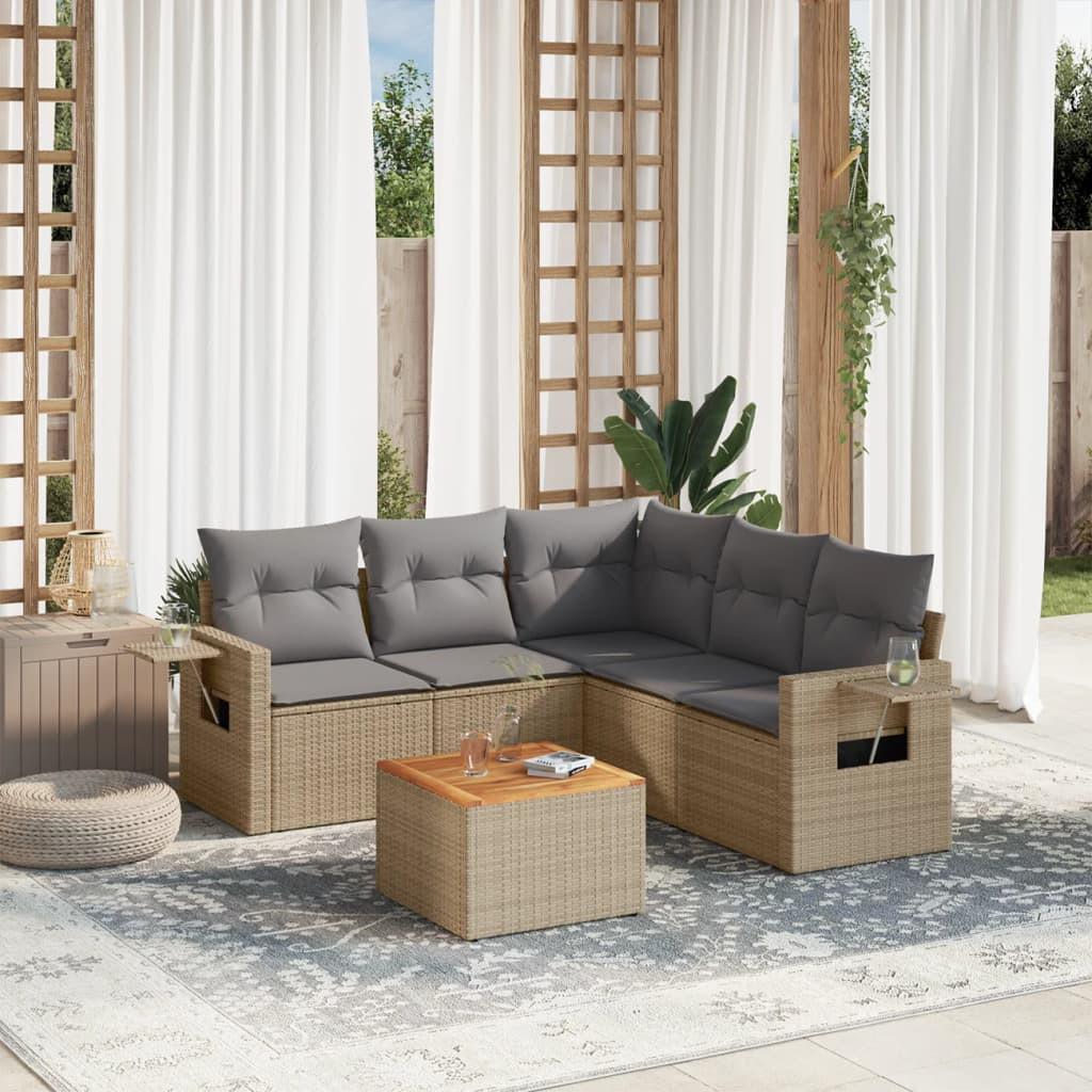 VidaXL Garten sofagarnitur poly-rattan  