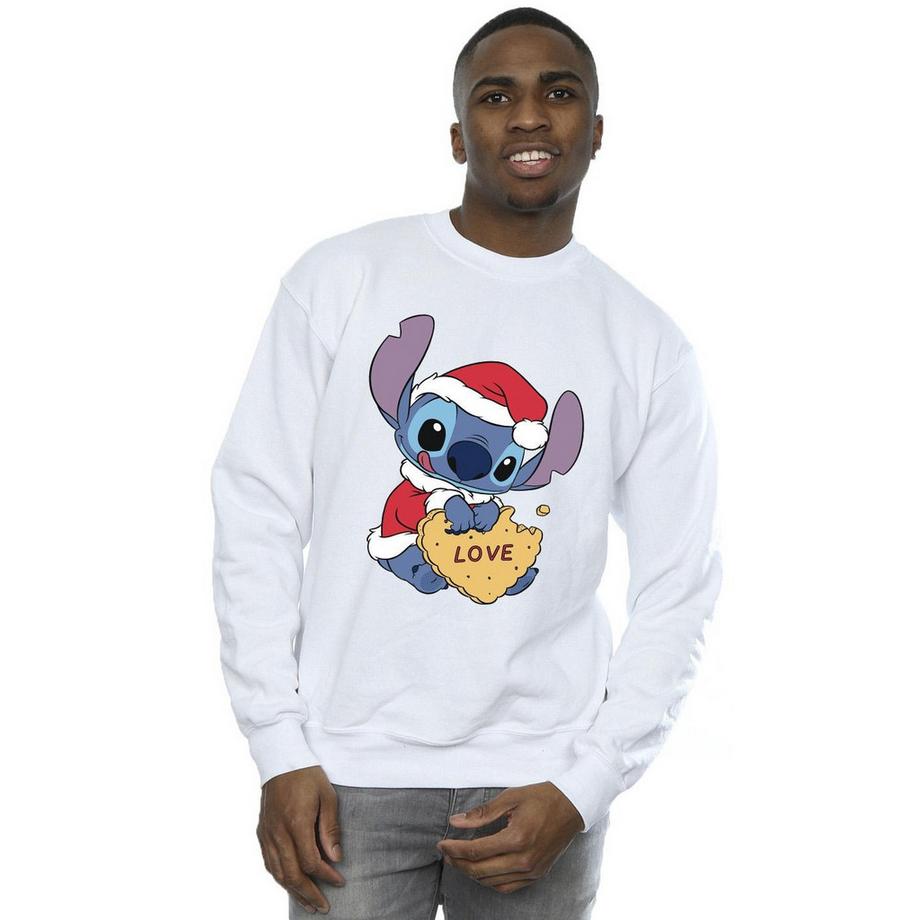 Disney Stitch Christmas Love Cookie Felpa  