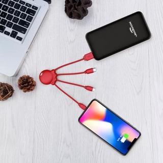 Xoopar  Câble USB A/micro USB+ USB C+ Lightning 