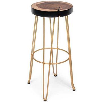 Tabouret de bar Rakel or