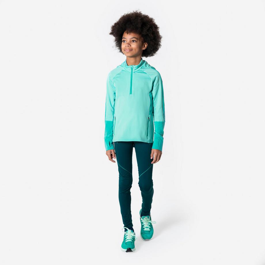 KIPRUN  Lange Lauftights Kinder nahtlos Polyester 
