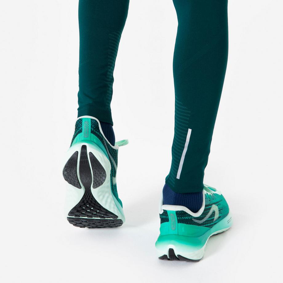 KIPRUN  Lange Lauftights Kinder nahtlos Polyester 