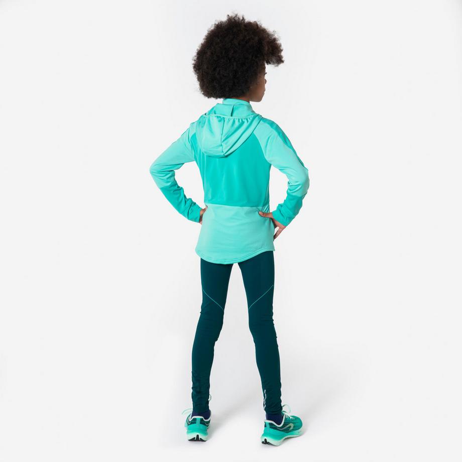 KIPRUN  Lange Lauftights Kinder nahtlos Polyester 