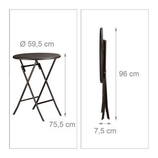 Northix Set di mobili da giardino BASTIAN in 3 parti  