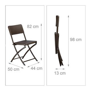 Northix Set di mobili da giardino BASTIAN in 3 parti  