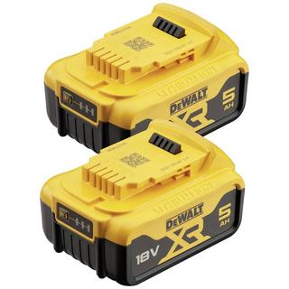 DeWALT  2er Akku-Set 18 Volt 5 Ah 