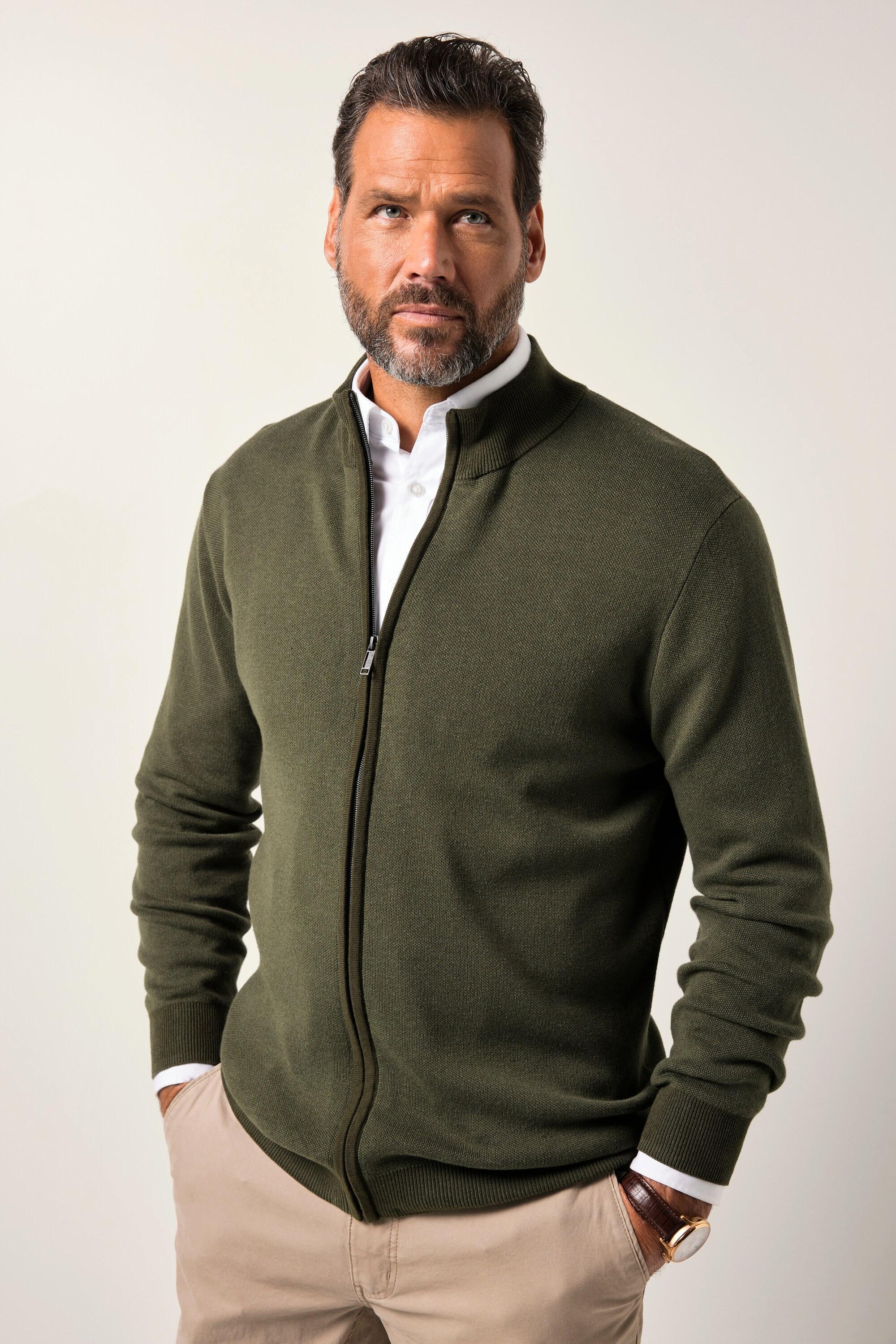 JP1880 CashmereTouch Strickjacke Stehkragen  