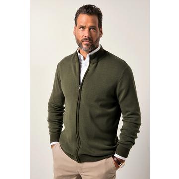 Strickjacke, CashmereTouch Strick, Stehkragen, bis 7 XL