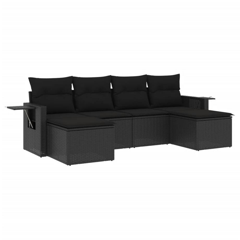 set divano da giardino Polirattan
