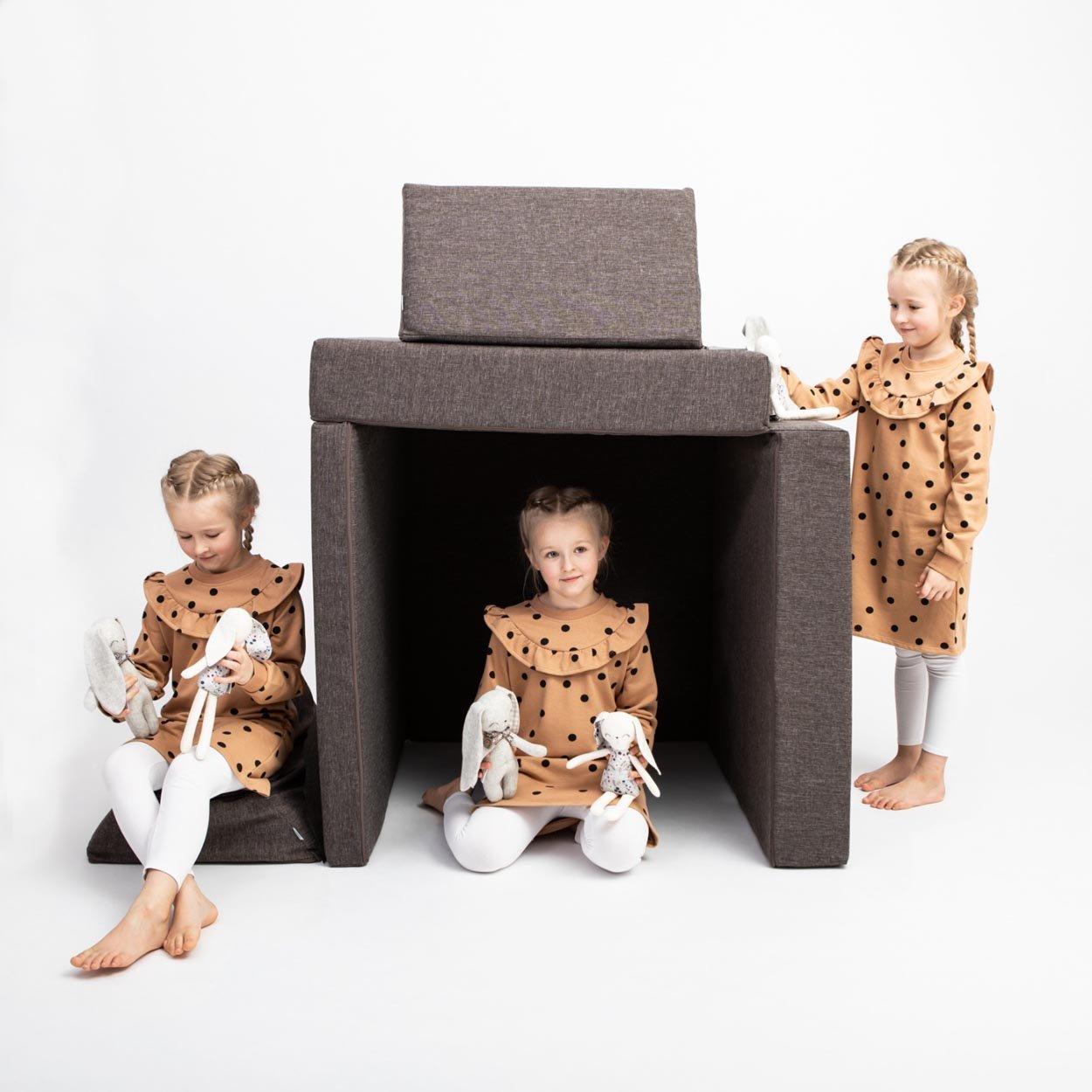 Couchy Canapé pour enfants xl - brun foncé  