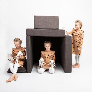 Couchy Canapé pour enfants xl - brun foncé  