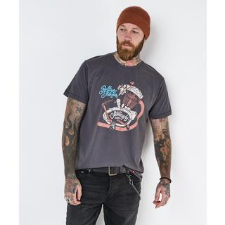 Joe Browns  Ölgewaschener Motorradmotor T-Shirt 