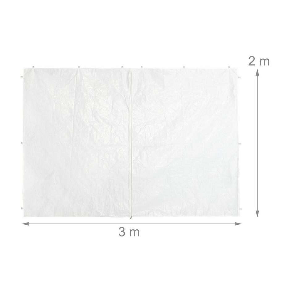 Northix Pavillon-Seitenteile 6er-Set  