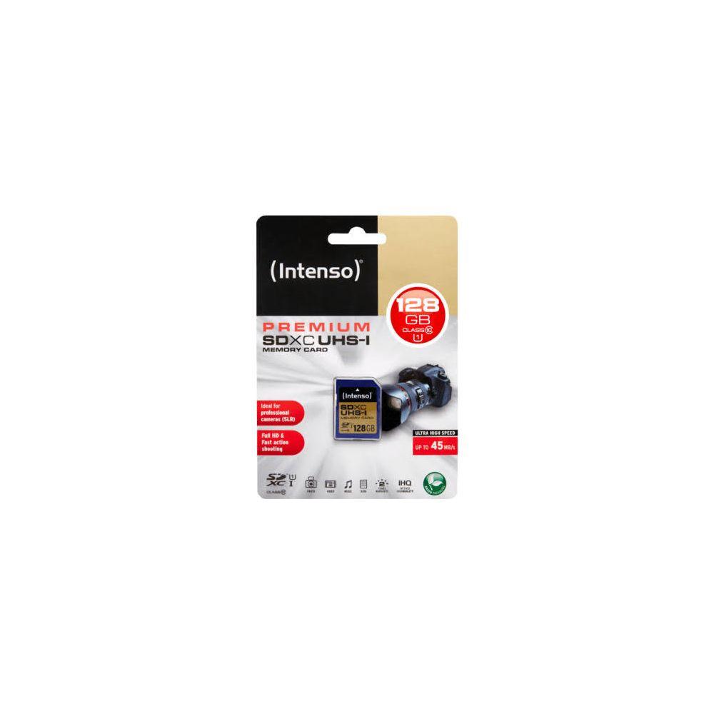 Intenso  INTENSO Micro SDXC Card PREMIUM 128GB 3423491 with adapter, UHS-I 