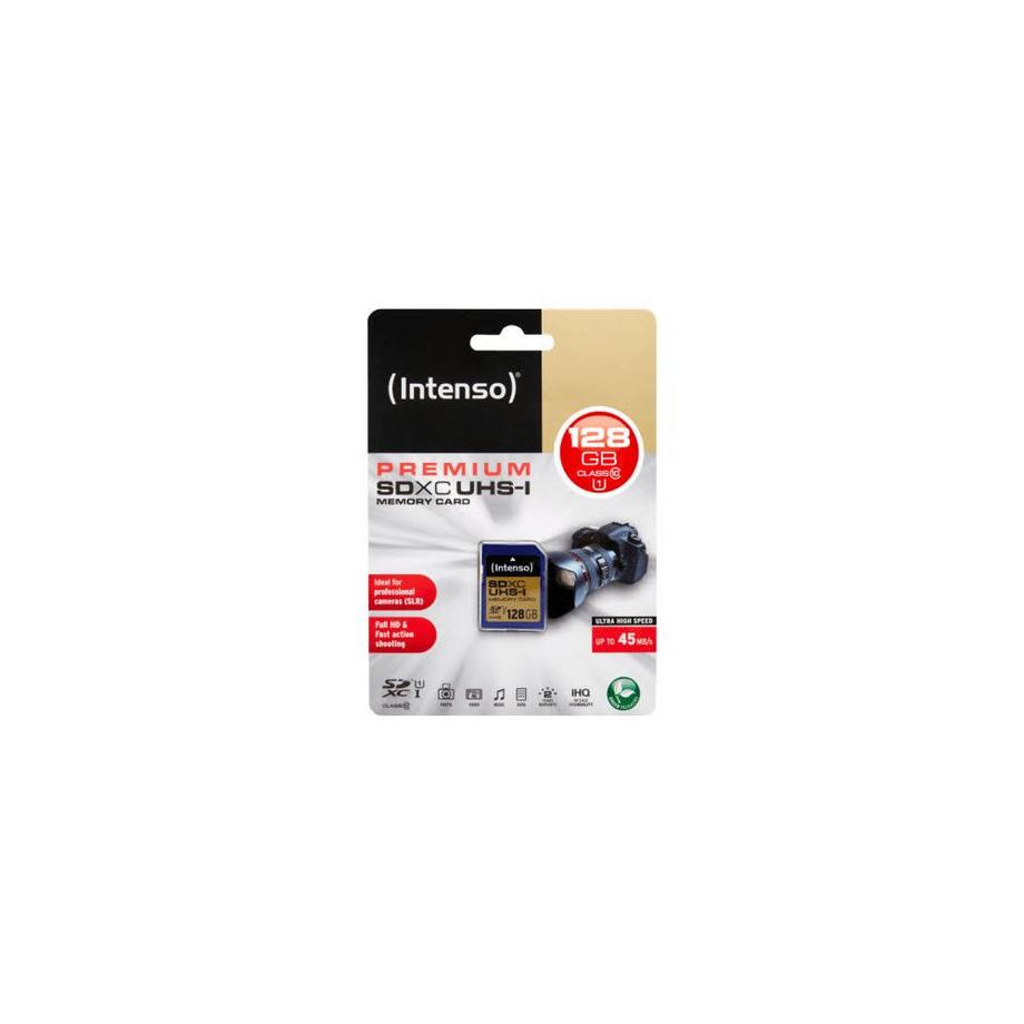 Intenso  INTENSO Micro SDXC Card PREMIUM 128GB 3423491 with adapter, UHS-I 