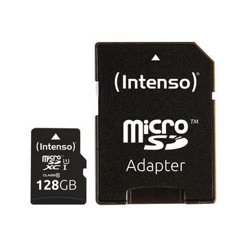 INTENSO Micro SDXC Card PREMIUM 128GB 3423491 with adapter, UHS-I