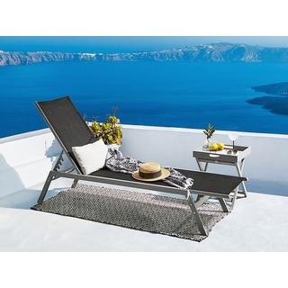 Beliani Sonnenliege aus Stahl Modern NOLI  
