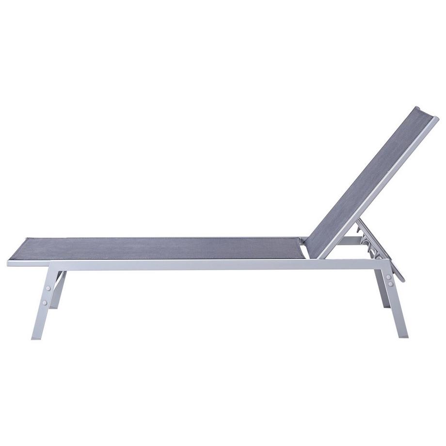 Beliani Sonnenliege aus Stahl  NOLI  