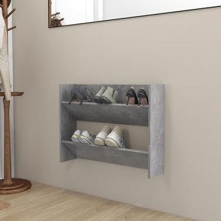 VidaXL Armoire à chaussures murale bois d'ingénierie  