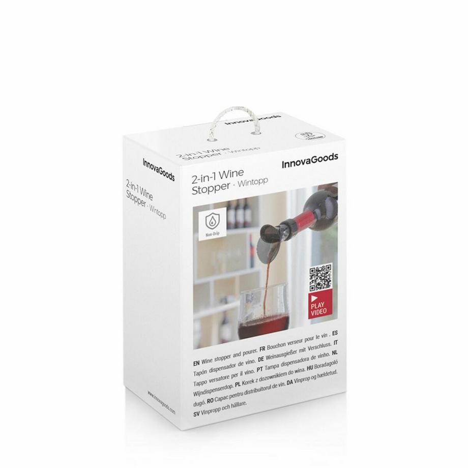 InnovaGoods  2-in-1 Weinbelüfter/Verschluss Wintopp InnovaGoods 
