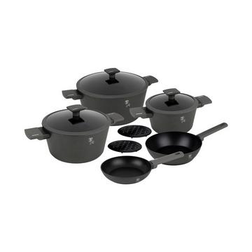 Set de casseroles 10 pièces matt Anthracite Collection