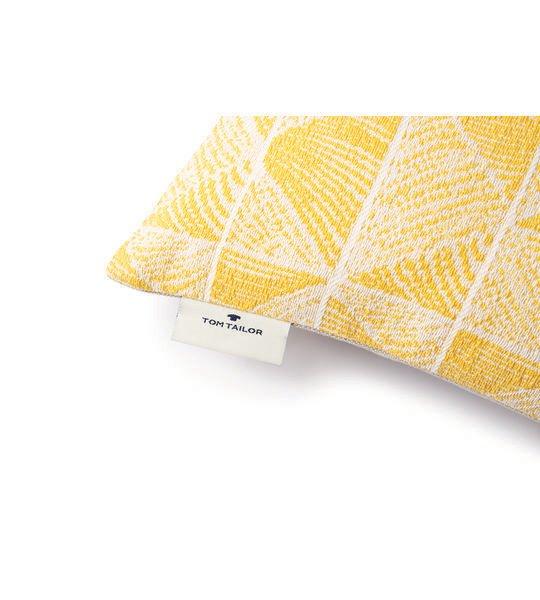 TOM TAILOR Squared Triangle Housse de Coussin  