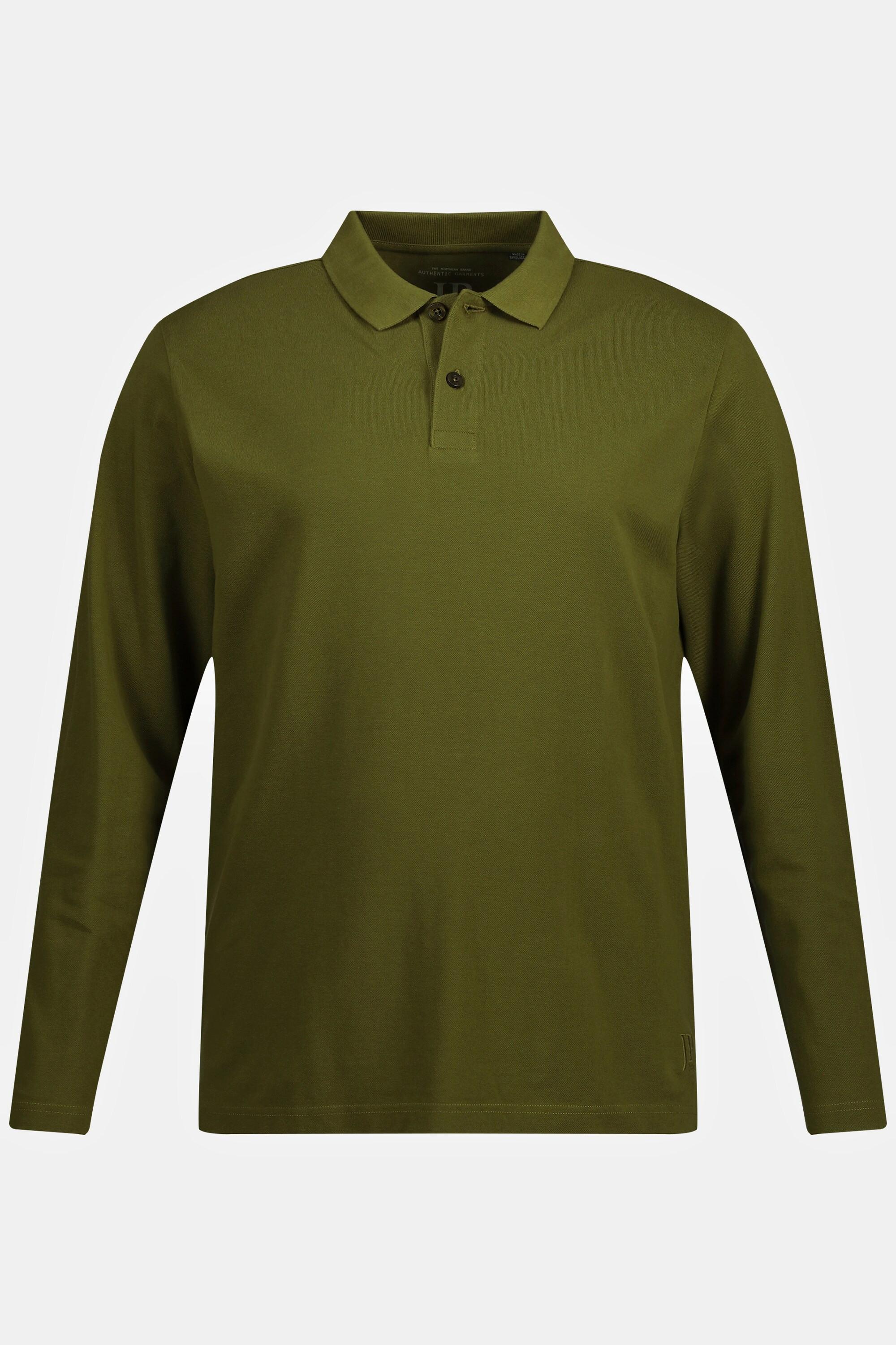 JP1880  Poloshirt, Basic, Langarm, Piqué 